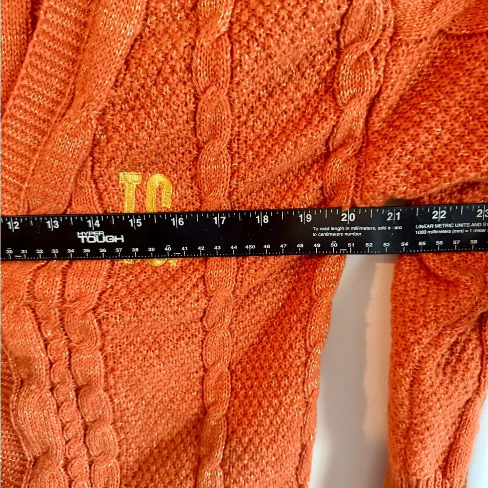 TAYLOR SWIFT The Life of a Showgirl Orange Cardigan, Size S - Picture 9 of 9